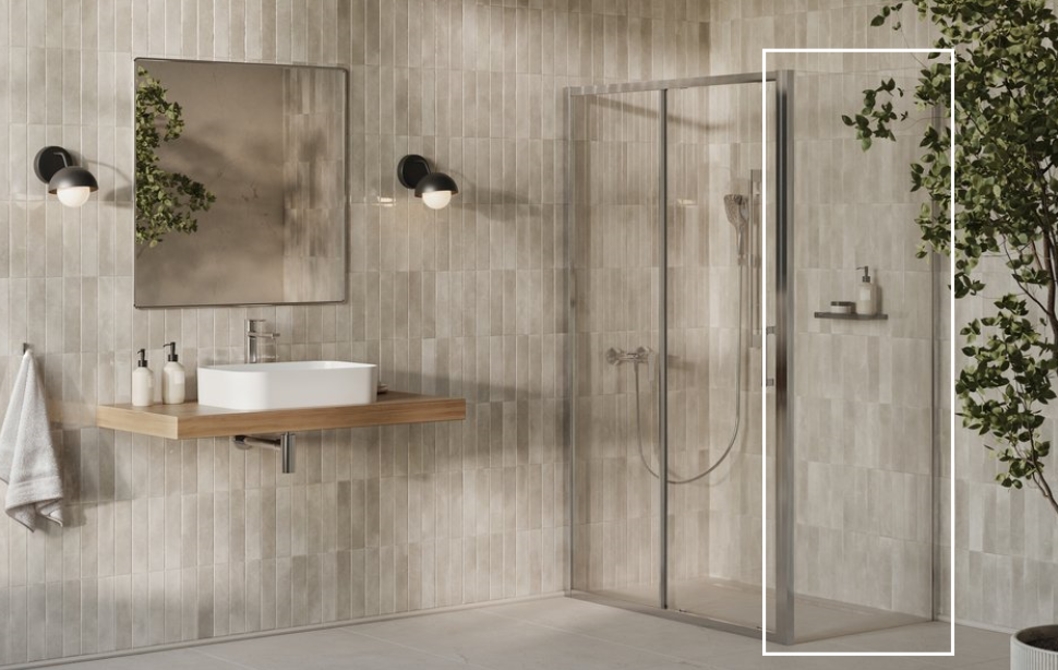 в продаже Неподвижная боковая стенка Ravak X-Point Slim XPSPS-90 Transparent, Полированный алюминий (X90V70C0FZ1) - фото 3