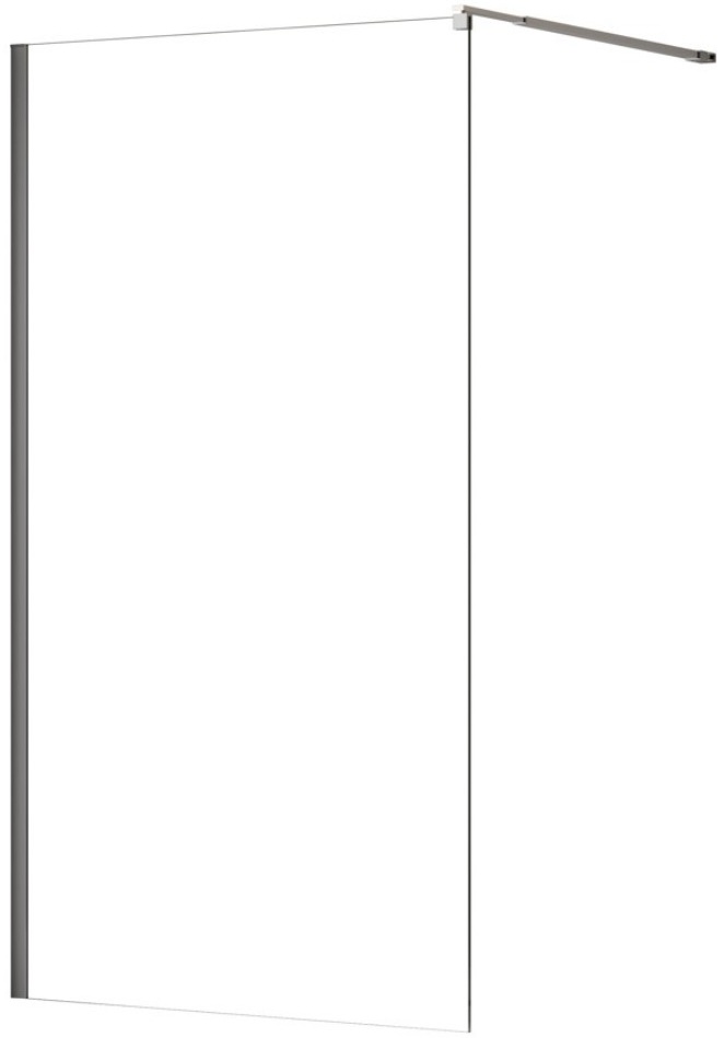 Неподвижная боковая стенка Ravak Domospa Walk In-100 Transparent, Полированный алюминий (RKUC500015)