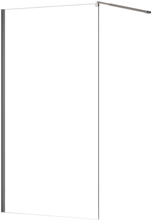 Неподвижная боковая стенка Ravak Domospa Walk In-120 Transparent, Полированный алюминий (RKUC500016)