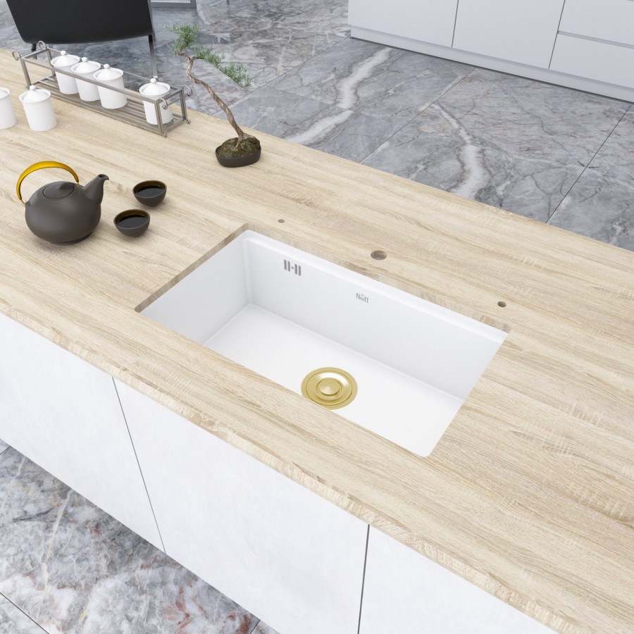 Кухонная мойка Nett NW-7042 (1мм) цена 13615 грн - фотография 2