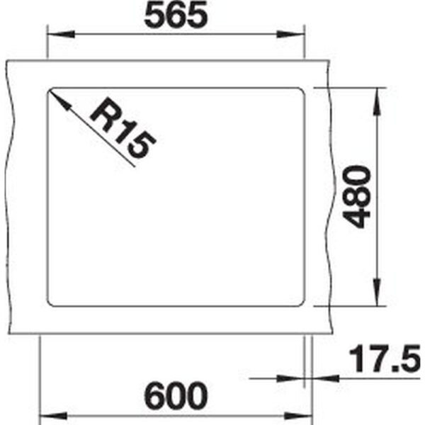 Blanco Legra 6 (526084) Габаритные размеры