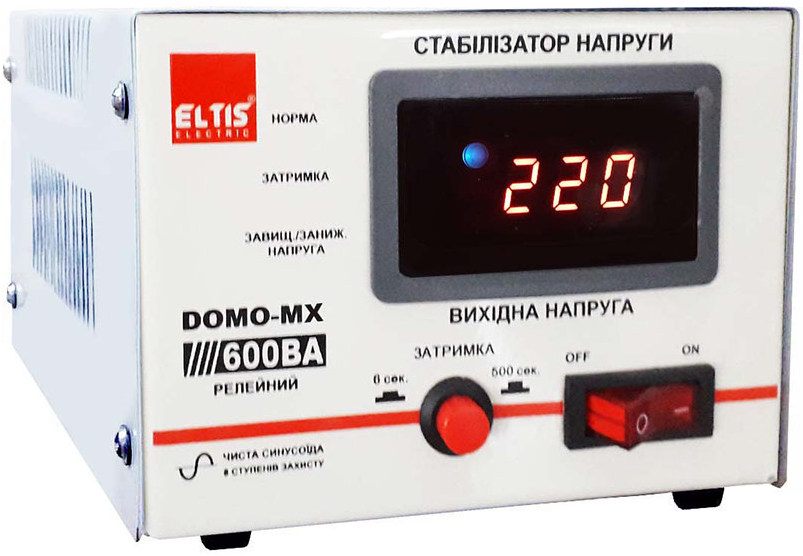Стабилизатор напряжения Eltis Electric DOMO-600MX