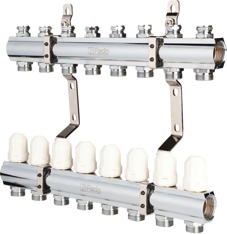 Коллектор Fado 1"x3/4" 8 выходов (KRZ08)