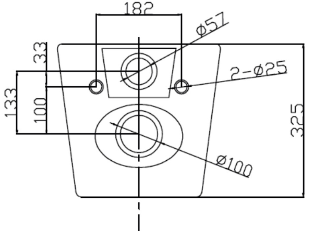 Ravak WC Concept Storm RimOff (RKUM000010) Габаритні розміри