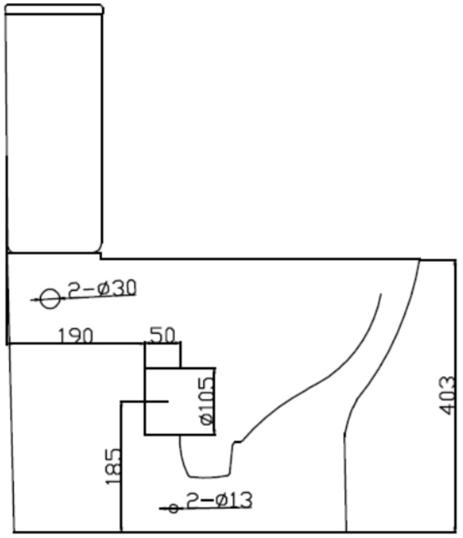 Ravak WC Concept Pro Combi RimOff (RKUM100008) Габаритные размеры