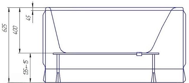 Redokss San Cremona 120x95 Габаритные размеры