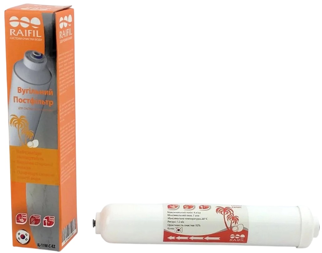Картридж для холодної води Raifil 11" швидкоз'ємний (IL-11W-C-EZ Korea)