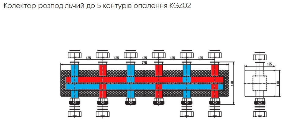 Fado x6 (KGZ02) Габаритные размеры