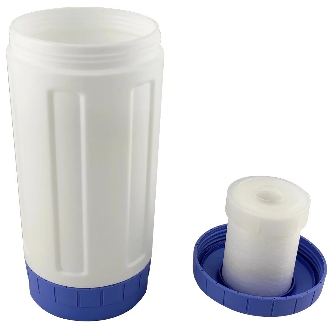 Канистра под засыпку Organic Filter Co. 10 Big Blue UDF-10W-EP-BP-B цена 707 грн - фотография 2