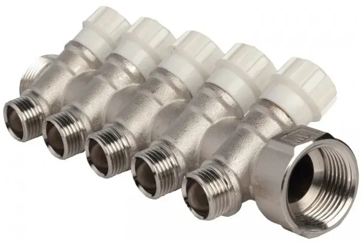 Коллектор вентильный Fado 3/4"x1/2"x5 (KVR05)