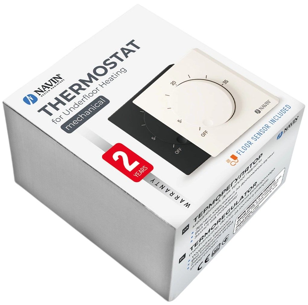 Терморегулятор Navin EH84BM-16A, черный (24-660171-0240) цена 690 грн - фотография 2