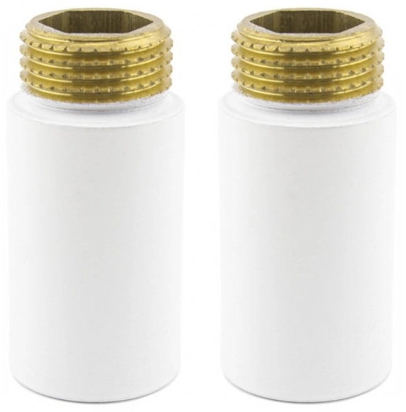Комплект подовжувачів Navin M22"x1/2" 40 mm білий, 2 шт. (25-172408-2540)