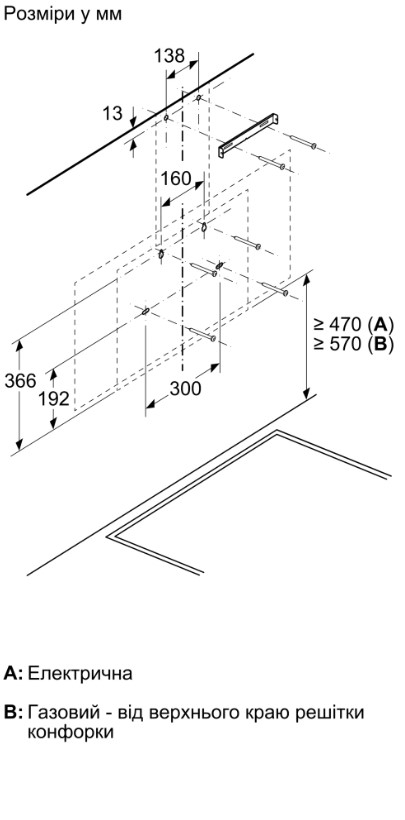 Siemens LC97KPJ60T Габаритные размеры