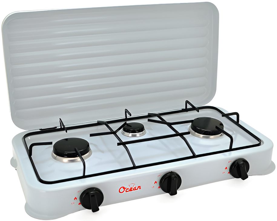 Настольная газовая плита Voltronic Ocean YT-2855, White