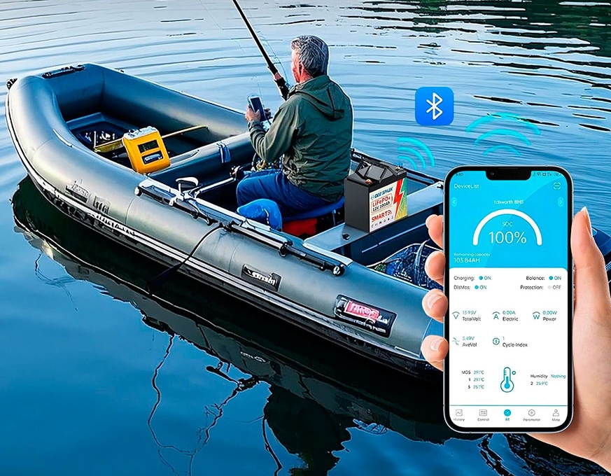 продаём Dee Spaek LiFePO4 12V 100 Ah Bluetooth Mini (1280Wh) (BMS 100A) в Украине - фото 4