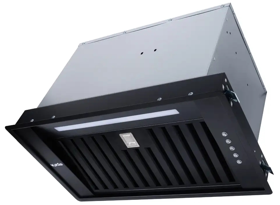 Кухонная вытяжка Ventolux Punto 52 BK (1200) ST MM BF