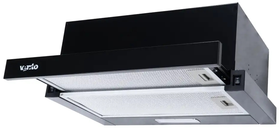 Кухонна витяжка Ventolux Garda 50 BK (700) LED 2S