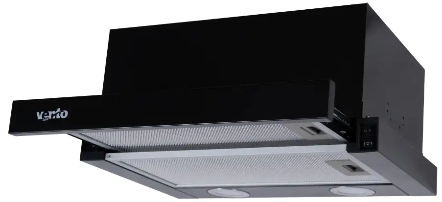 Кухонная вытяжка Ventolux Garda 45 BK (700) LED
