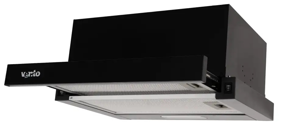 Кухонна витяжка Ventolux Garda 45 BK (700) LED 2S