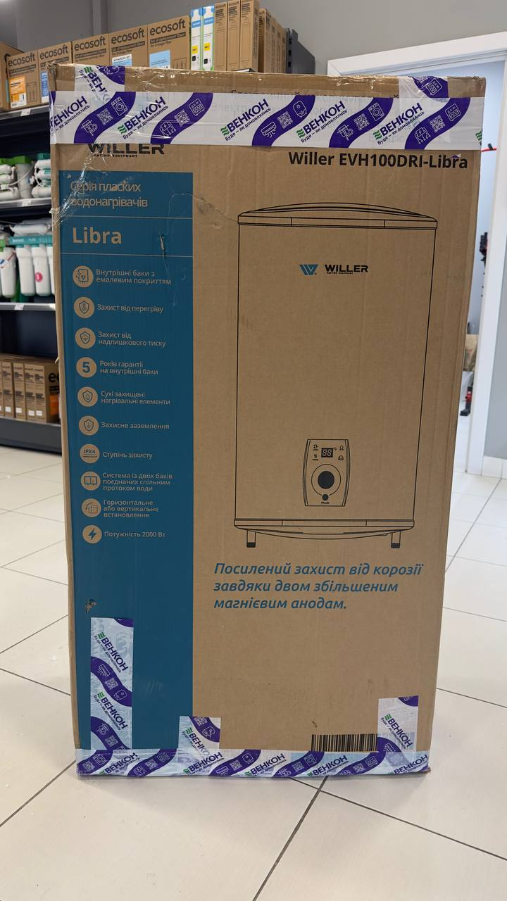 Бойлер Willer EVH100DRI Libra (Уценка) внешний вид - фото 9