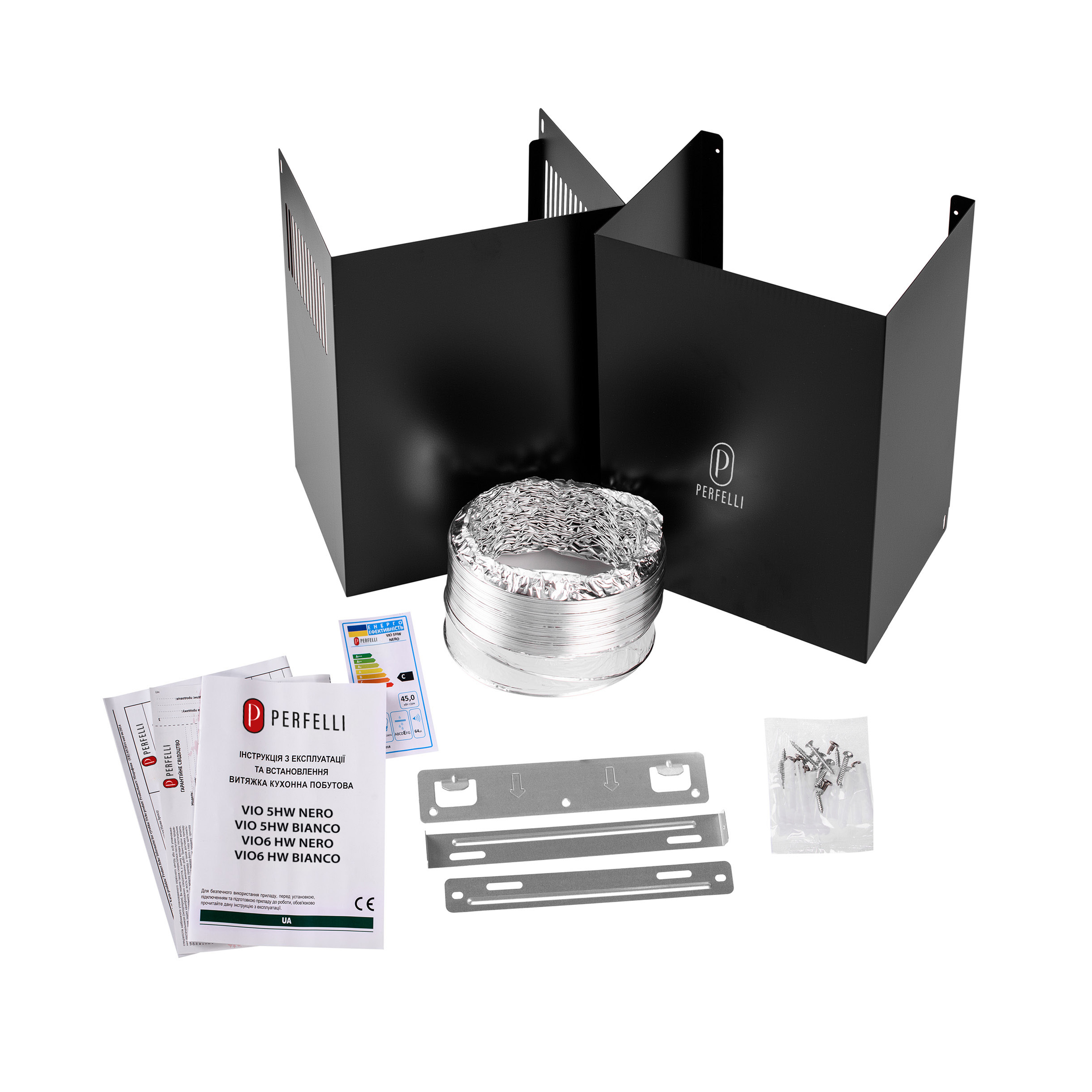 Кухонная вытяжка Perfelli Vio 5HW Nero обзор - фото 11