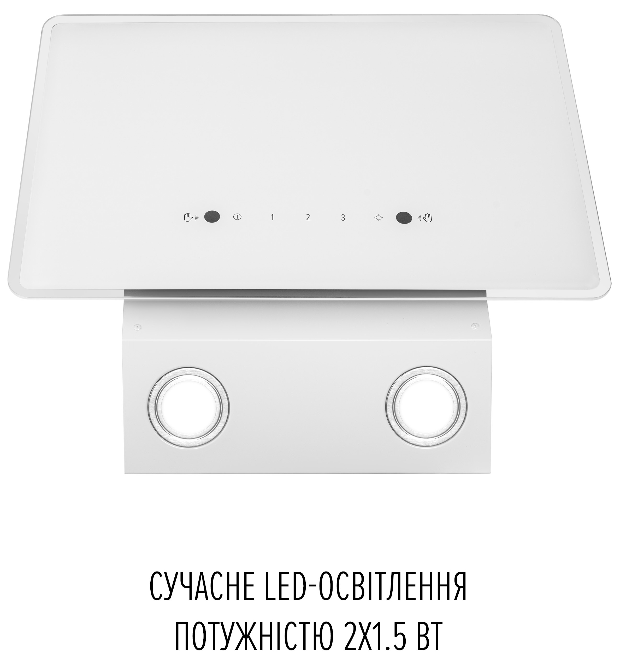 Кухонная вытяжка Perfelli Vio 5HW Bianco обзор - фото 8