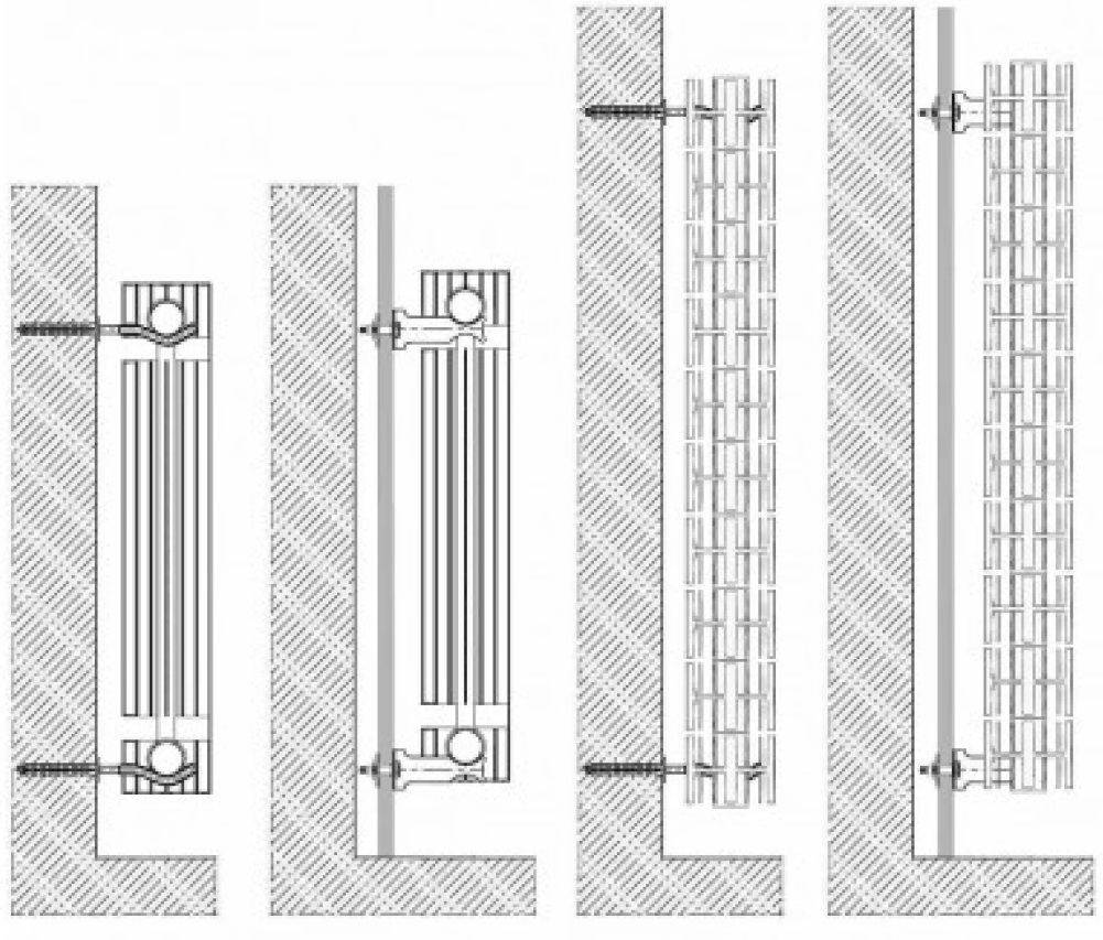 Радіатор для опалення ASG 500/100 Graphite (10 секцій) характеристики - фотографія 7