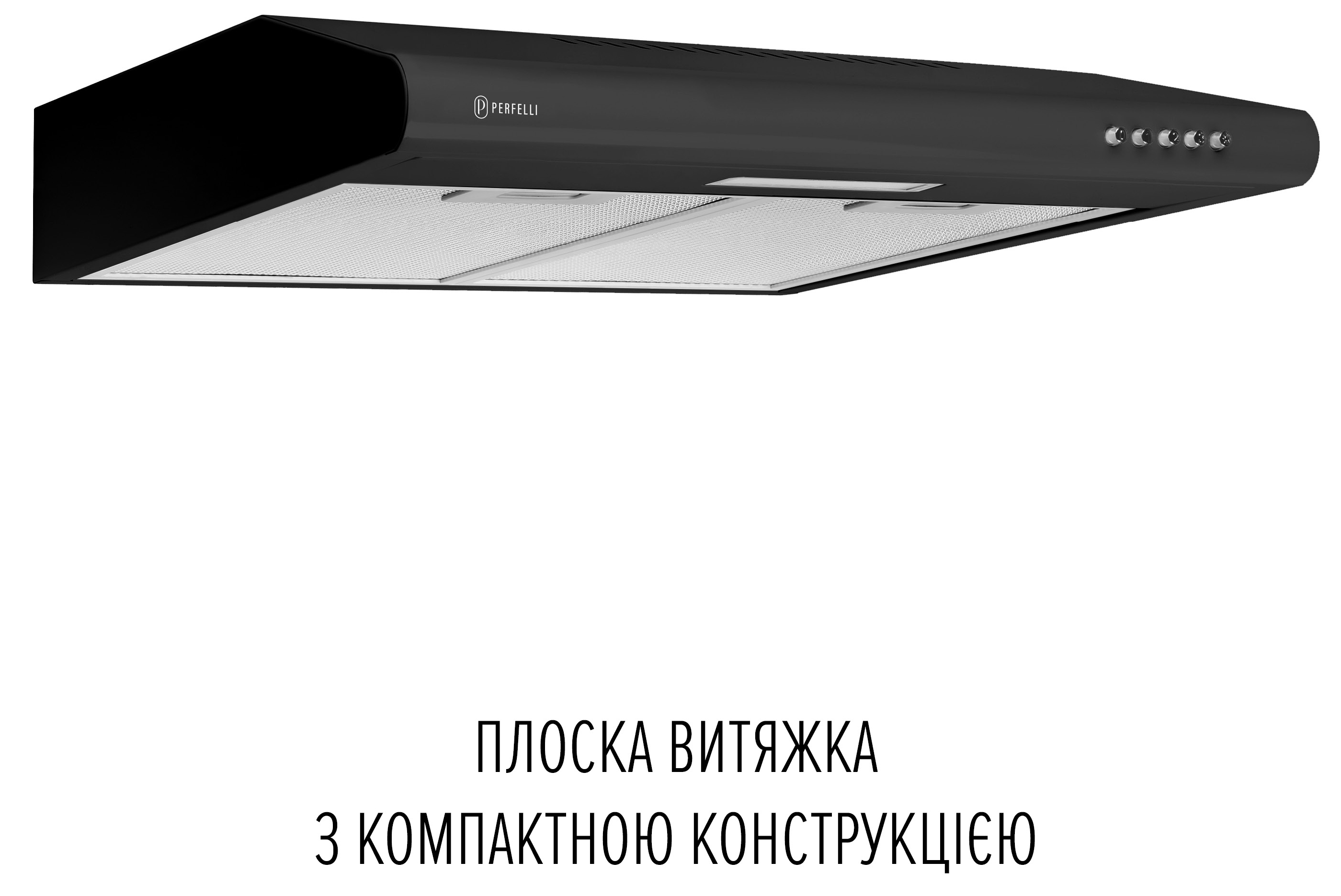 Кухонная вытяжка Perfelli PL 6124 BL Led цена 2389 грн - фотография 2