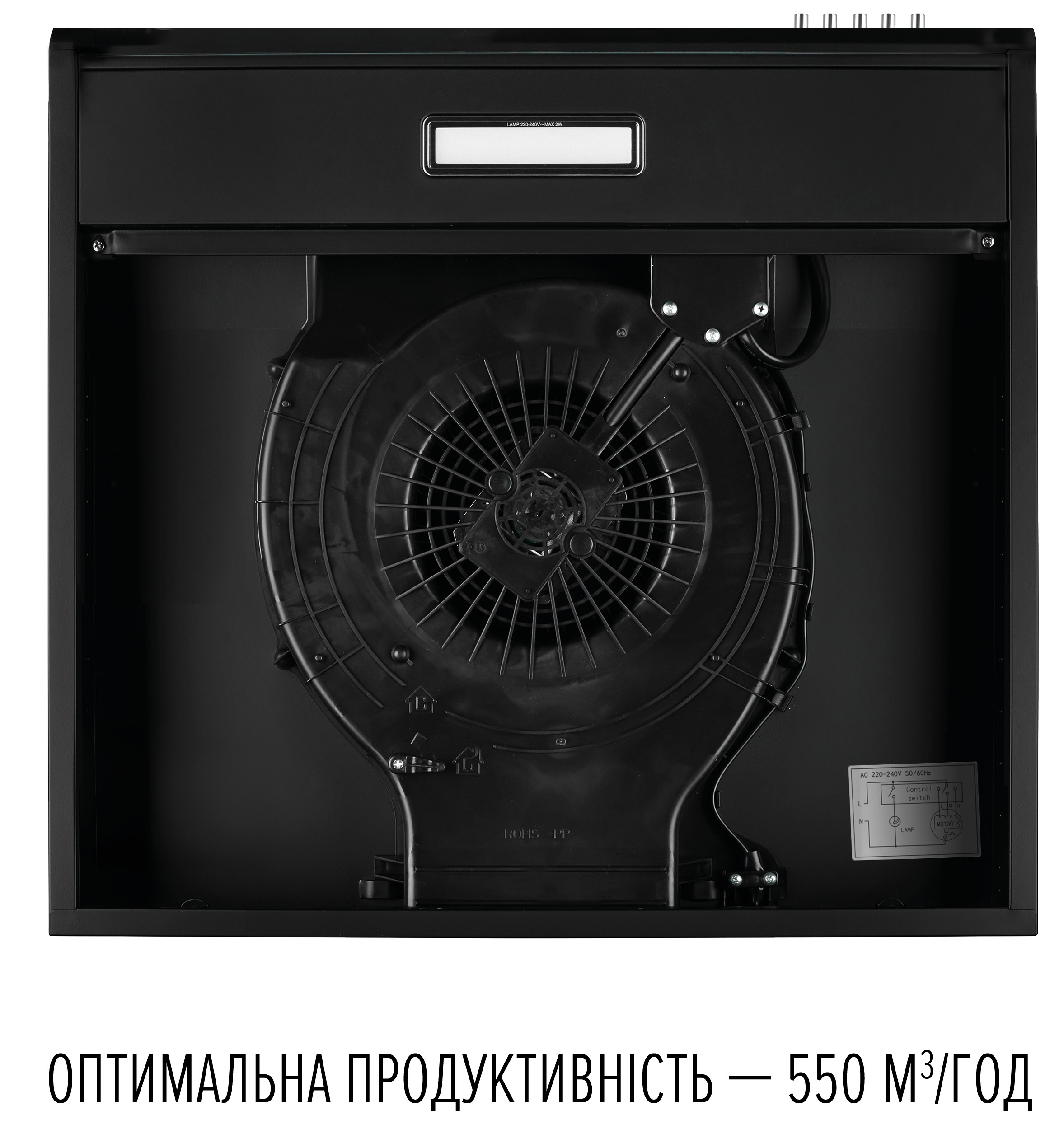 Кухонная вытяжка Perfelli PL 6124 BL Led характеристики - фотография 7