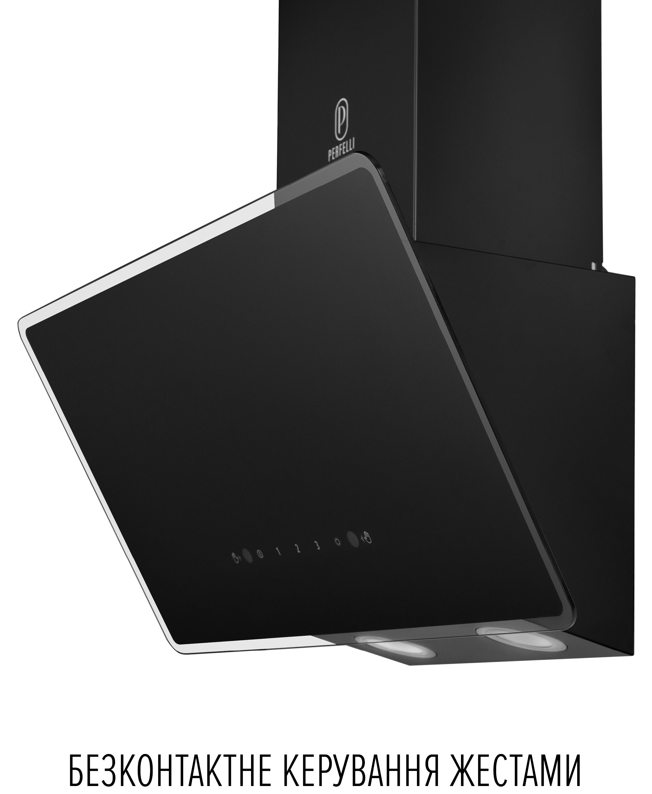 Кухонная вытяжка Perfelli Vio 6HW Nero цена 4399 грн - фотография 2