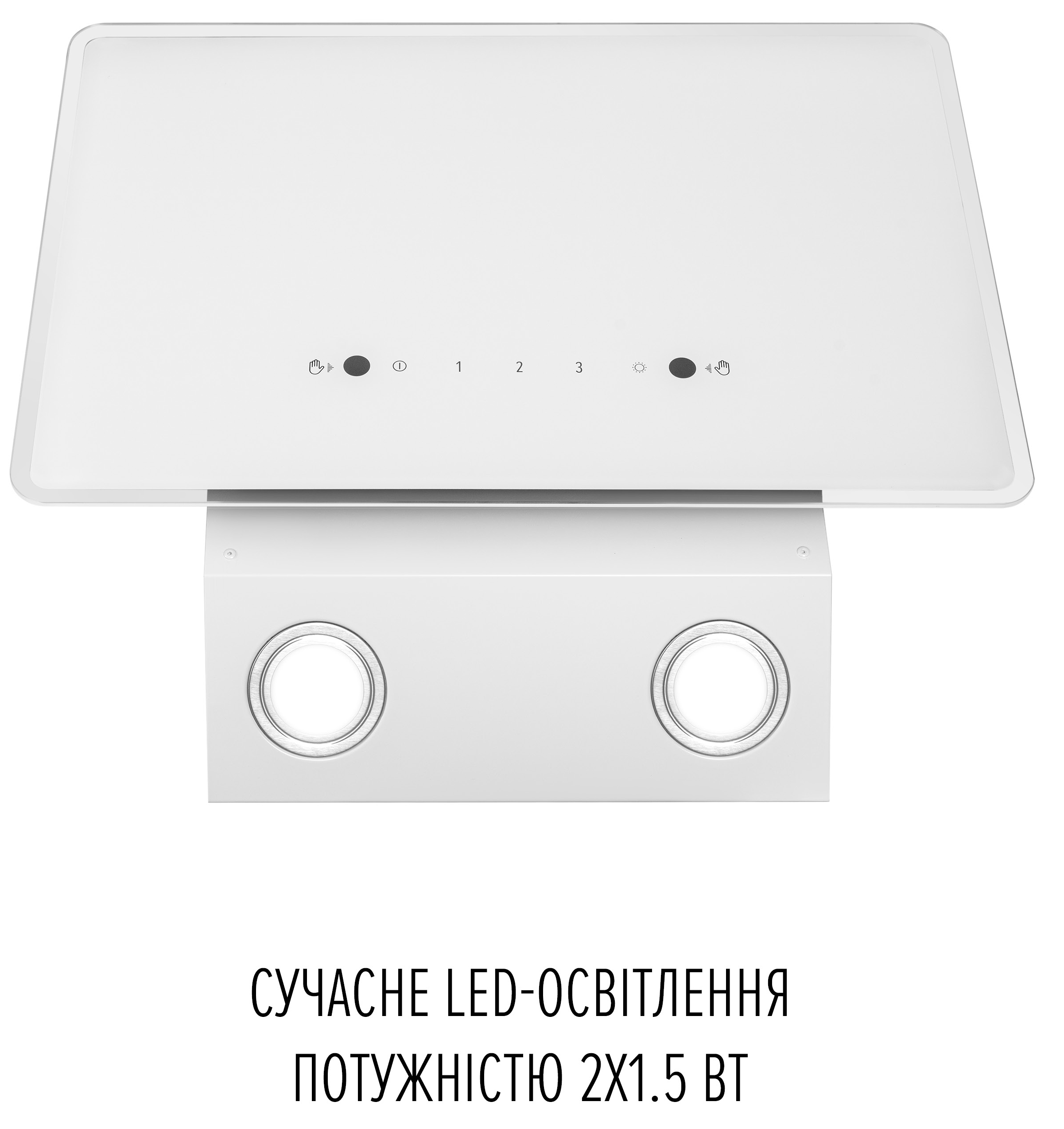 Кухонная вытяжка Perfelli Vio 6HW Bianco обзор - фото 8