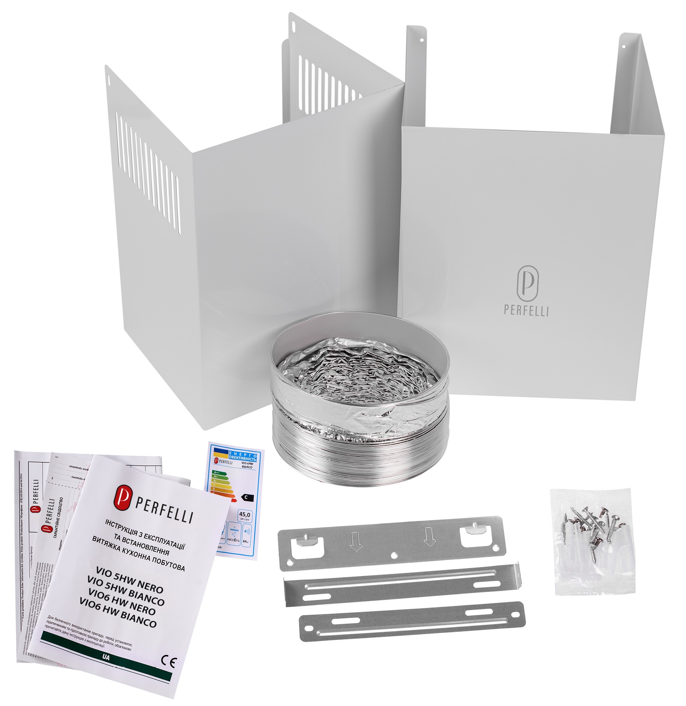 Кухонная вытяжка Perfelli Vio 6HW Bianco обзор - фото 11