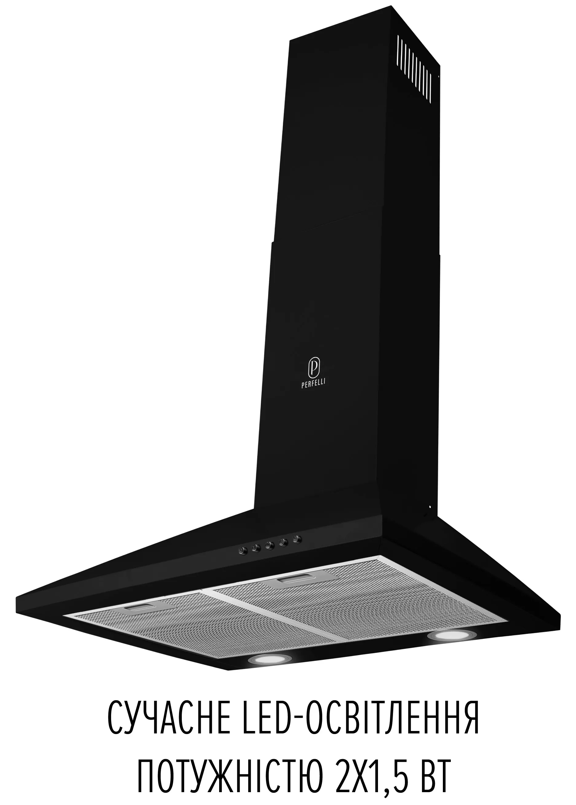 в продажу Кухонна витяжка Perfelli Costa 5HM Nero - фото 3