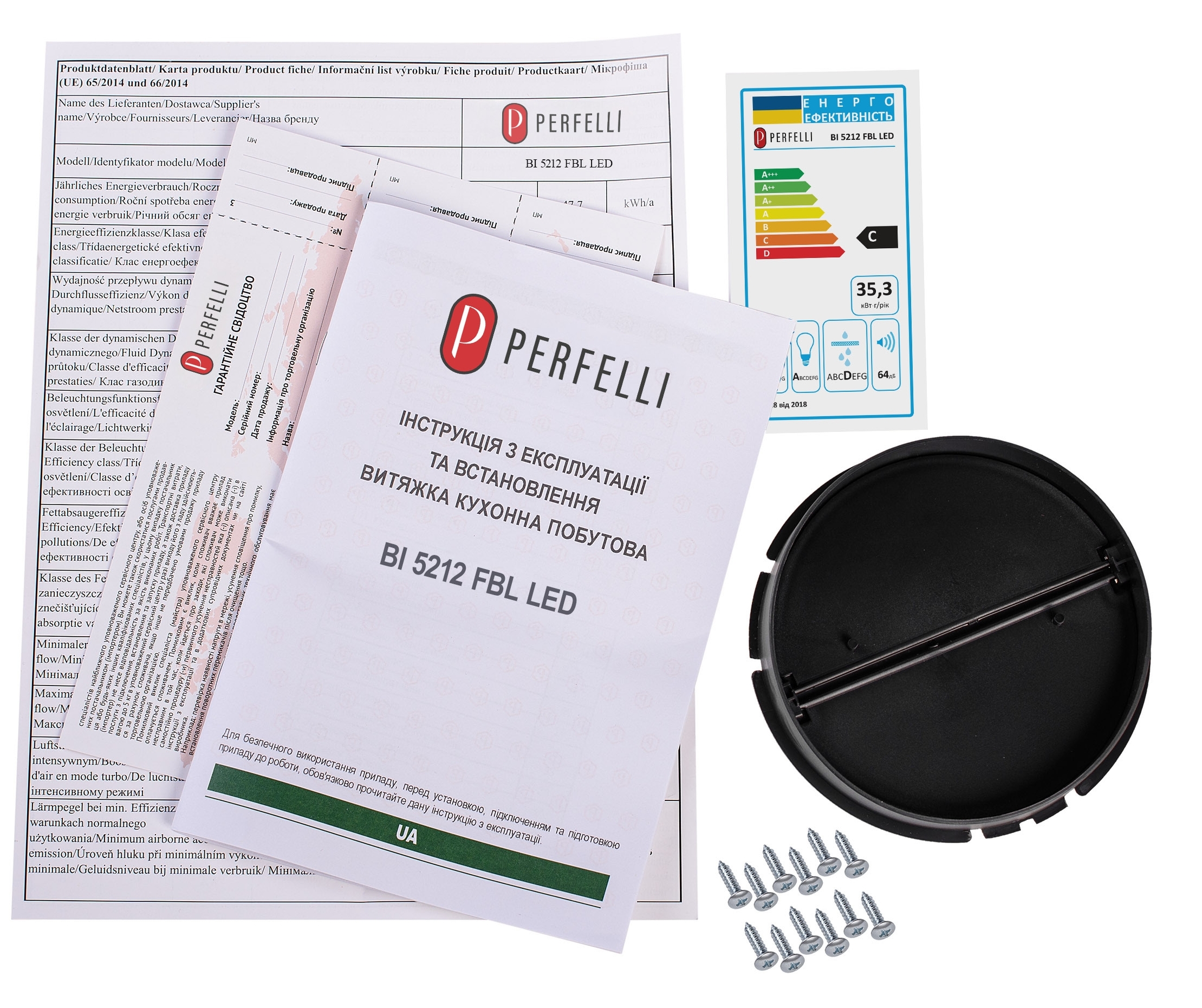 Кухонна витяжка Perfelli BI 5212 FBL Led огляд - фото 11