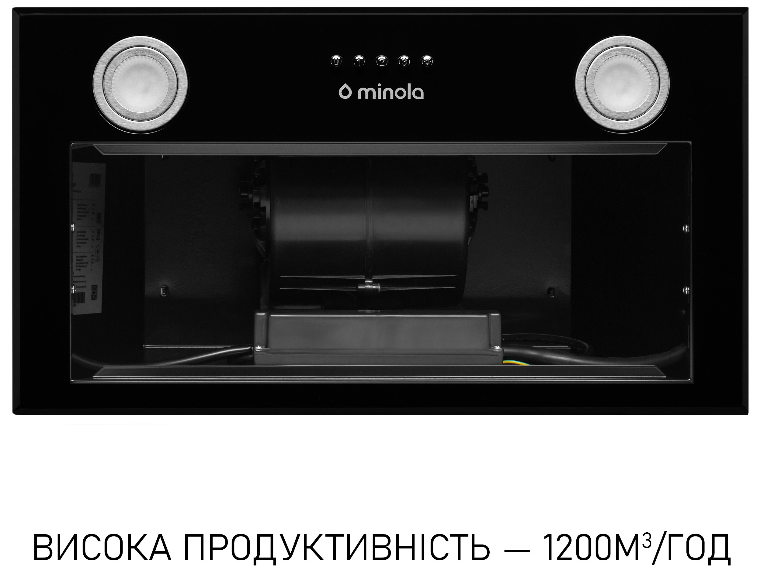 Кухонная вытяжка Minola HBI 5722 BLF 1200 Led отзывы - изображения 5