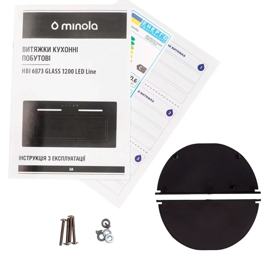 в ассортименте Кухонная вытяжка Minola HBI 6873 BL Glass 1200 Led Line в магазине - фото 18