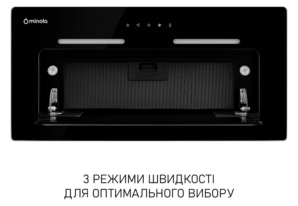 в продаже Кухонная вытяжка Minola HBI 6873 BL Glass 1200 Led Line - фото 3