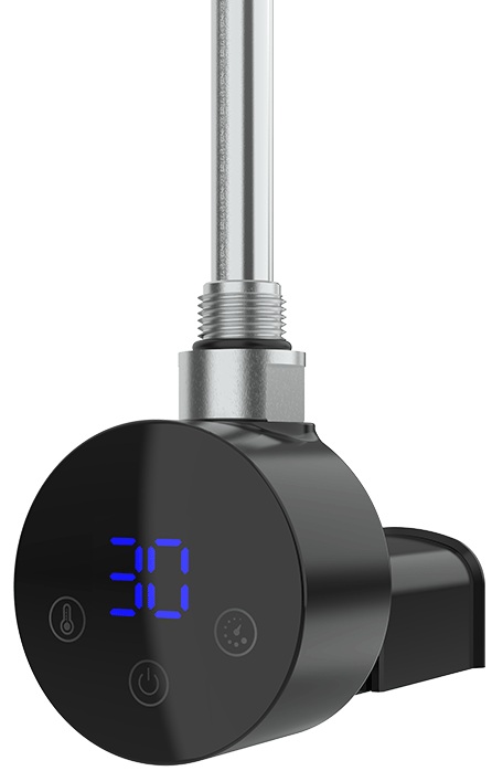 ТЕН для рушникосушки OnlyHeat Agate Black Pro 0.6 кВт (прихований монтаж)