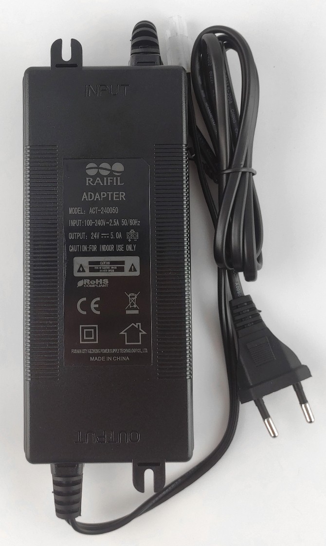 Блок живлення Raifil на 5A - 24V для насосу
