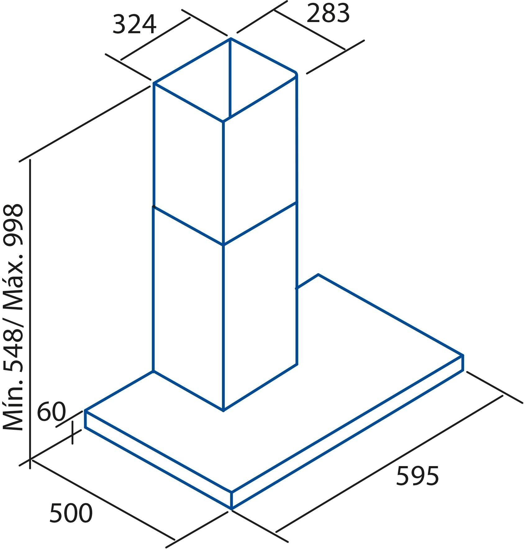 Cata Legend 6000 XGBK (02060208) Габаритные размеры