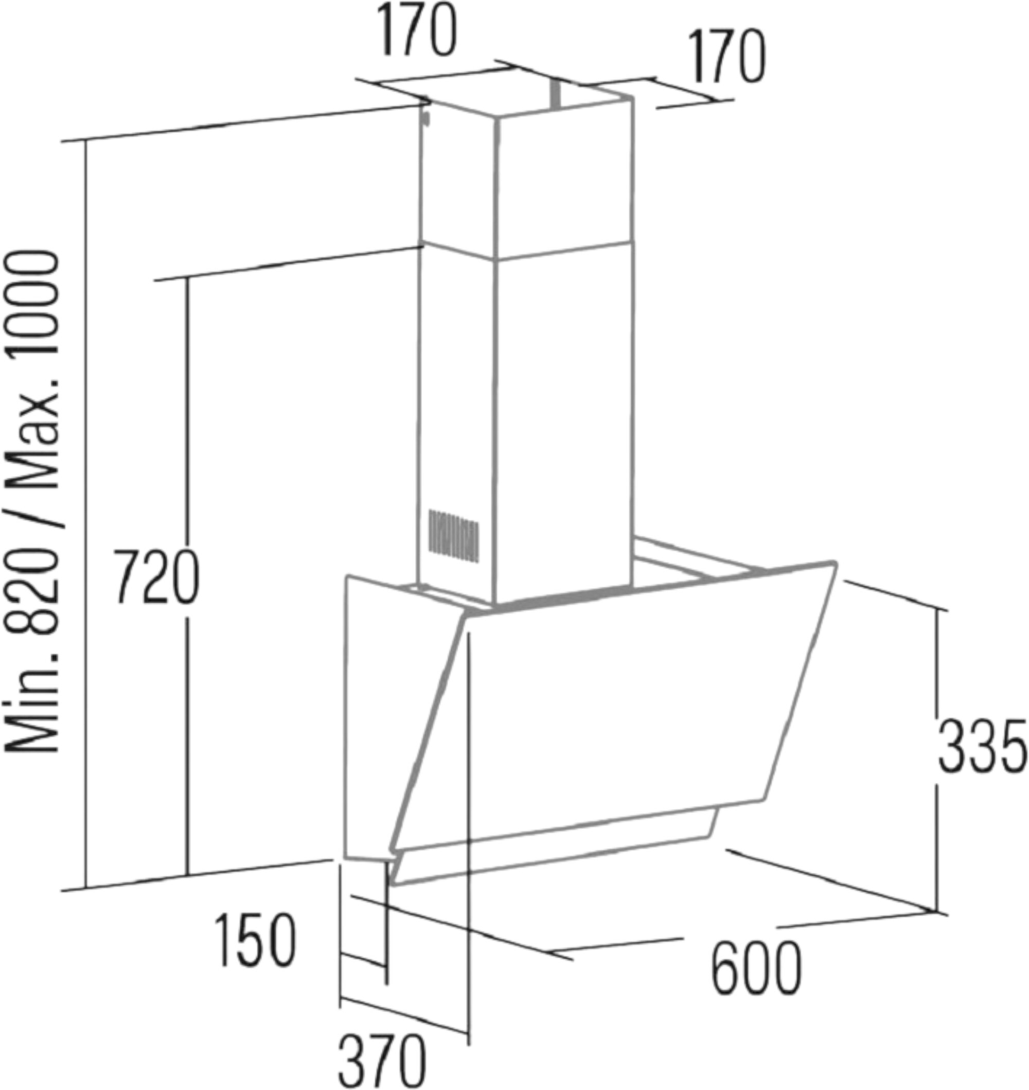 Cata Juno 6000 GBK (02027700) Габаритні розміри