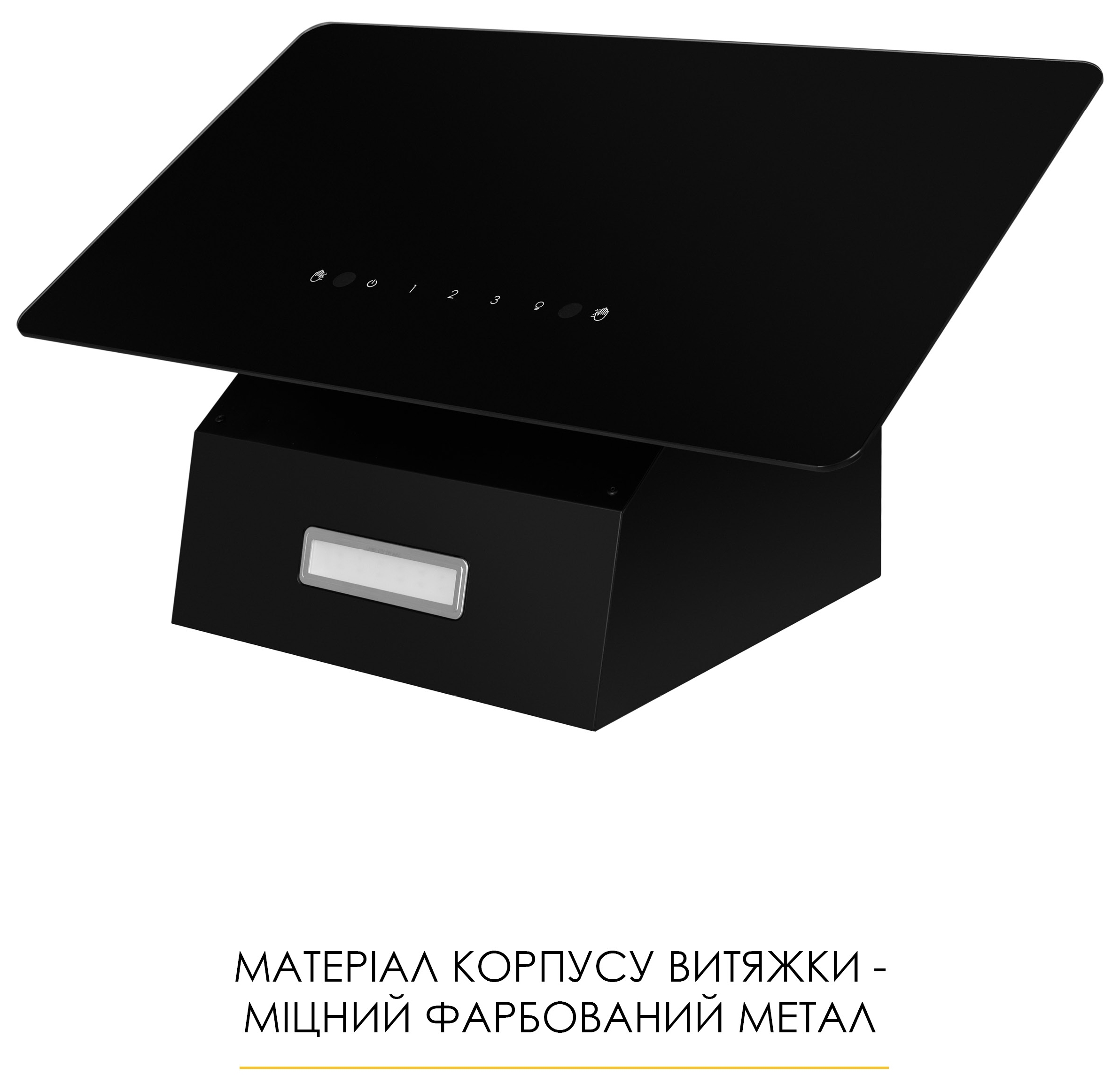 Кухонна витяжка Weilor Aura WDS 53 Black огляд - фото 8