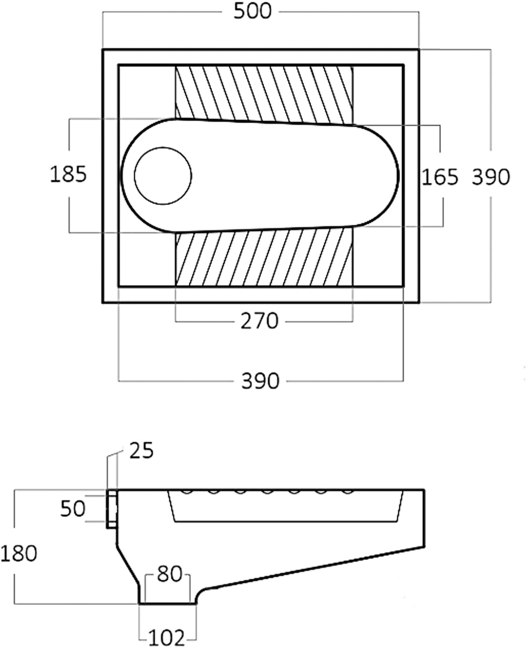 Pearl Cello 50х39 PAN-CEL-50 Габаритні розміри