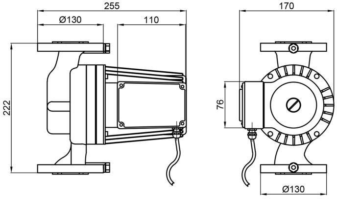 Thermo Alliance LPA40-13-550 (LPA4013550T) Габаритні розміри