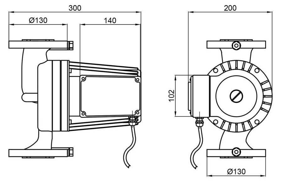 Thermo Alliance LPA40-16-700 (LPA4016700T) Габаритні розміри
