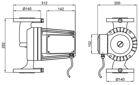 Thermo Alliance LPA50-14-1000 (LPA50141000Т) Габаритні розміри