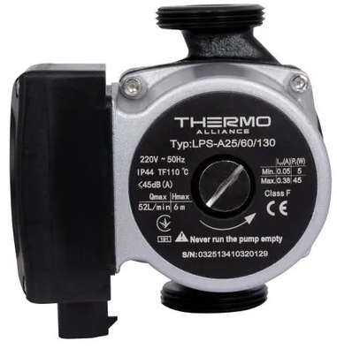 Циркуляционный насос Thermo Alliance LPS-A 25/60/130 (LPSA2560130) цена 3771 грн - фотография 2