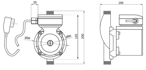 Thermo Alliance LPS25-13Z (LPS2513Z) Габаритные размеры
