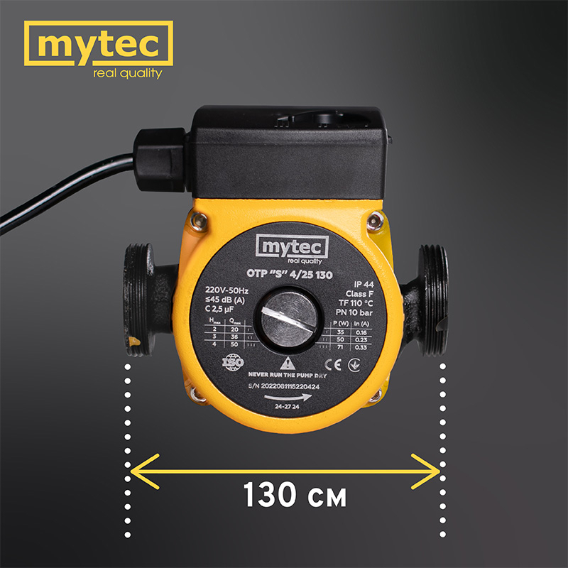 в продаже Циркуляционный насос Mytec OTP 4/25S 130 (23277) - фото 3