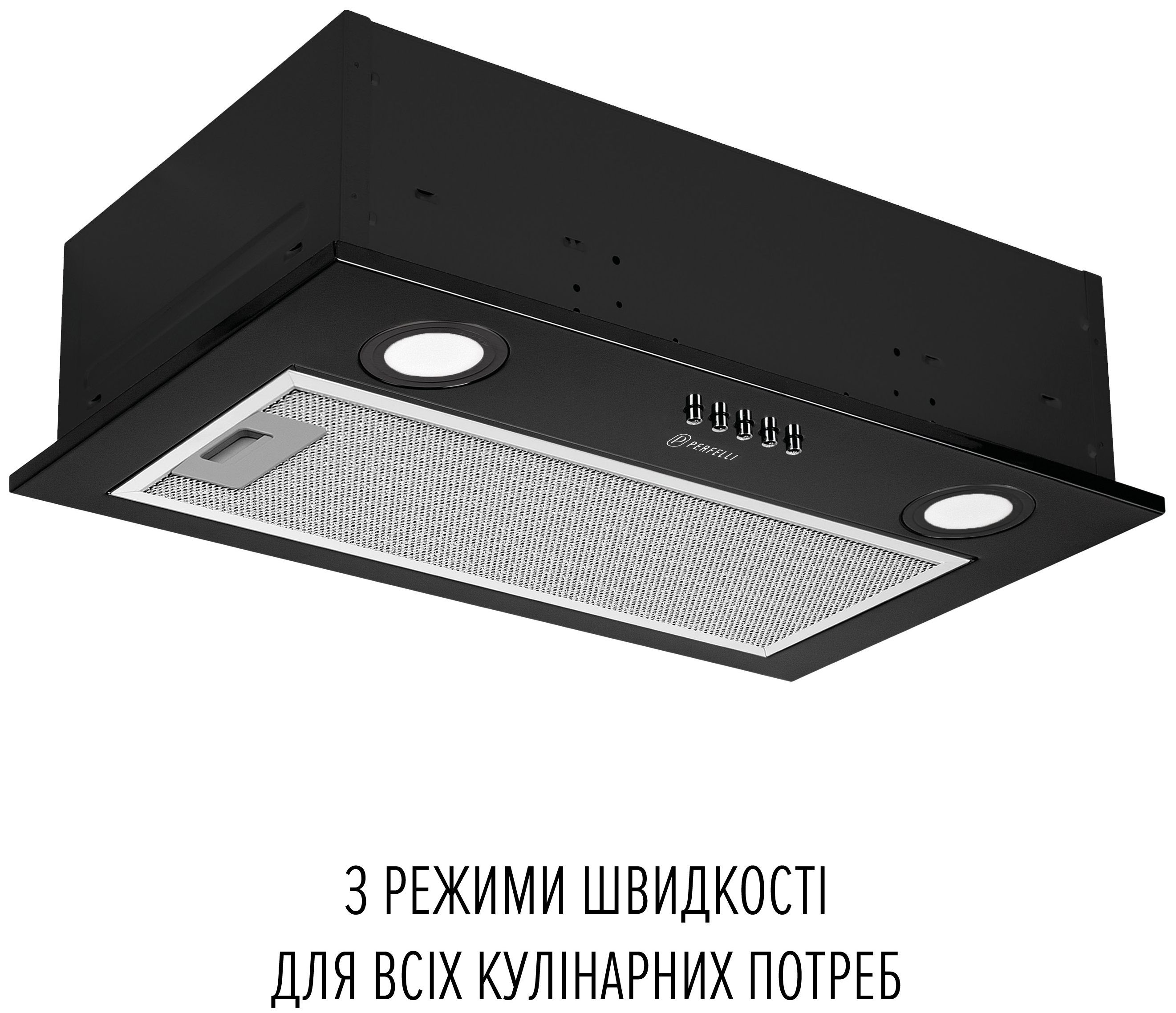 в продажу Кухонна витяжка Perfelli BI 5212 BL Led - фото 3